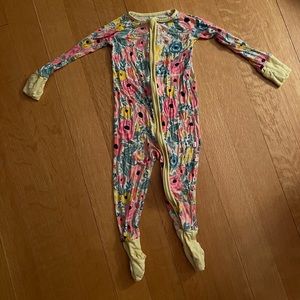 VGUC 12-18 months Little Sleepies Original Secret Garden Print!